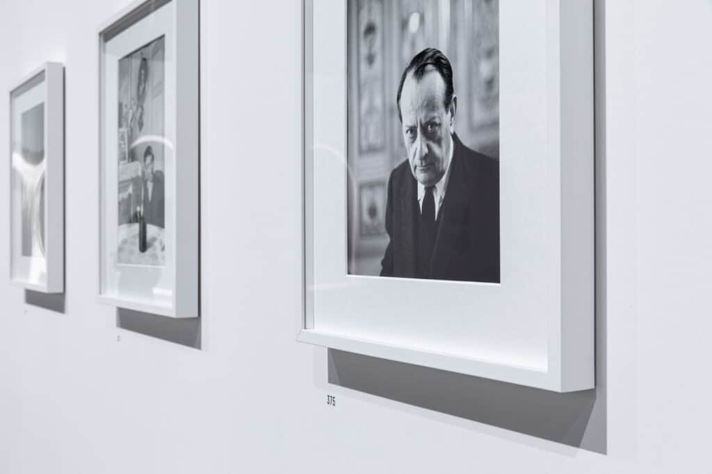 Gros plan photo d'exposition Cartier Bresson Paris